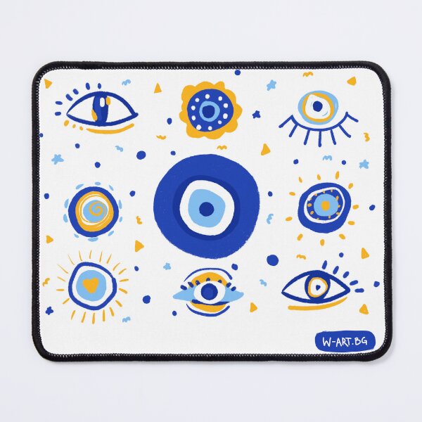 Item preview, Evil eye illustration designed and sold by Wildflower-Art.