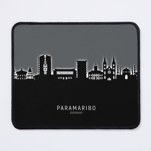Item preview, Paramaribo Suriname Skyline designed and sold by ArtPrints.