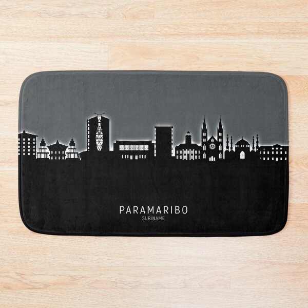 Item preview, Paramaribo Suriname Skyline designed and sold by ArtPrints.