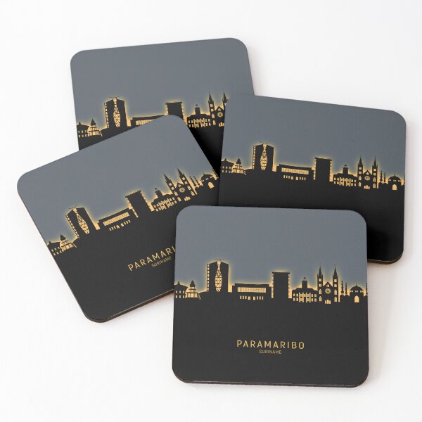 Item preview, Paramaribo Suriname Skyline designed and sold by ArtPrints.