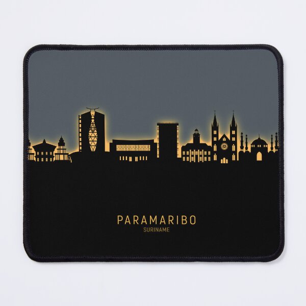 Item preview, Paramaribo Suriname Skyline designed and sold by ArtPrints.