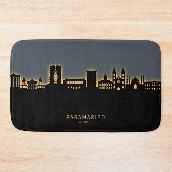 Item preview, Paramaribo Suriname Skyline designed and sold by ArtPrints.