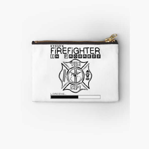 Item preview, Evelyn | FIREFIGHTER in Progress | Future Firefighter | Black Text designed and sold by Loving-school.