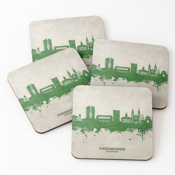 Item preview, Paramaribo Suriname Skyline designed and sold by ArtPrints.