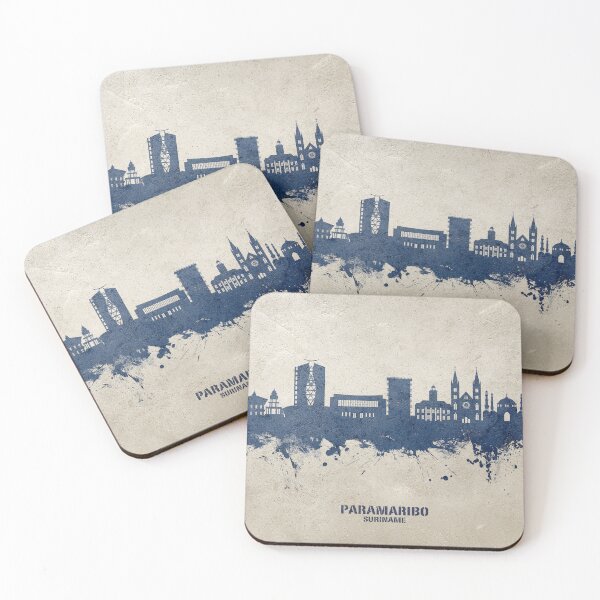 Item preview, Paramaribo Suriname Skyline designed and sold by ArtPrints.