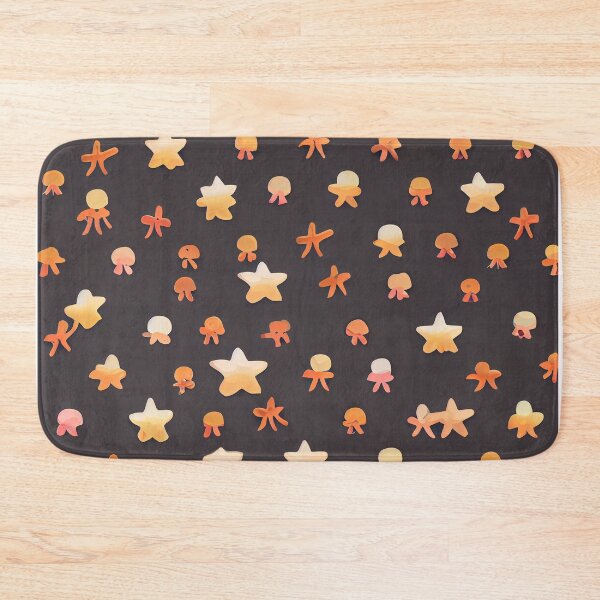 Item preview, Wall of Starfish and jellyfish - Created by Artificial Intelligence designed and sold by Created-by-AI.