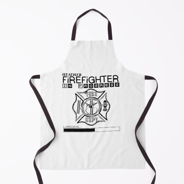 Item preview, Heather | FIREFIGHTER in Progress | Future Firefighter | Black Text designed and sold by Loving-school.