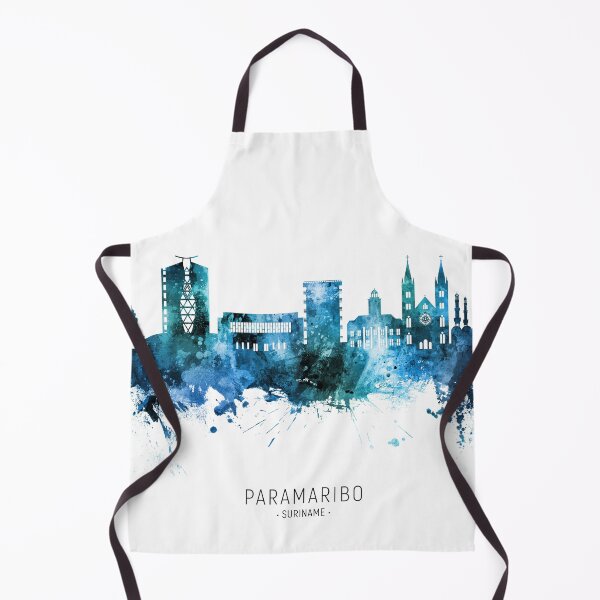 Item preview, Paramaribo Suriname Skyline designed and sold by ArtPrints.
