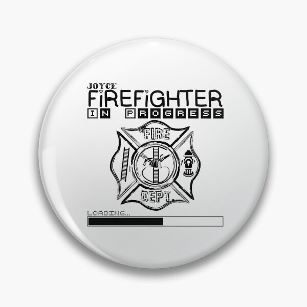 Item preview, Joyce | FIREFIGHTER in Progress | Future Firefighter | Black Text designed and sold by Loving-school.