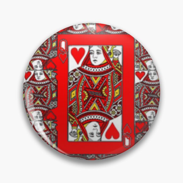 Item preview, CASINO DECORATIVE RED QUEEN SUITES PATTERN ART designed and sold by sharlesart.