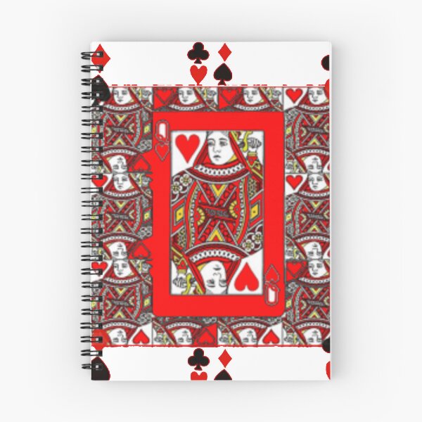 Item preview, CASINO DECORATIVE RED QUEEN SUITES PATTERN ART designed and sold by sharlesart.