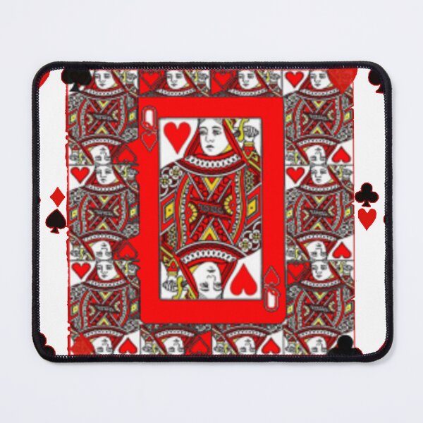 Item preview, CASINO DECORATIVE RED QUEEN SUITES PATTERN ART designed and sold by sharlesart.