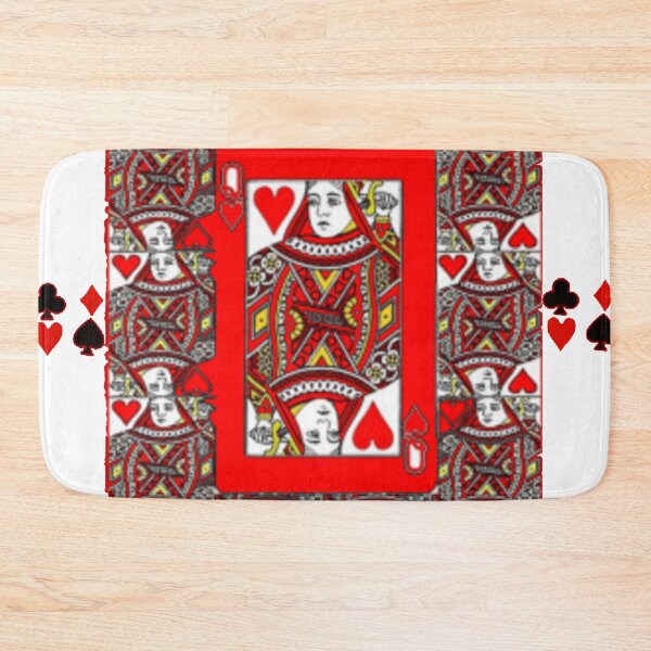 Item preview, CASINO DECORATIVE RED QUEEN SUITES PATTERN ART designed and sold by sharlesart.