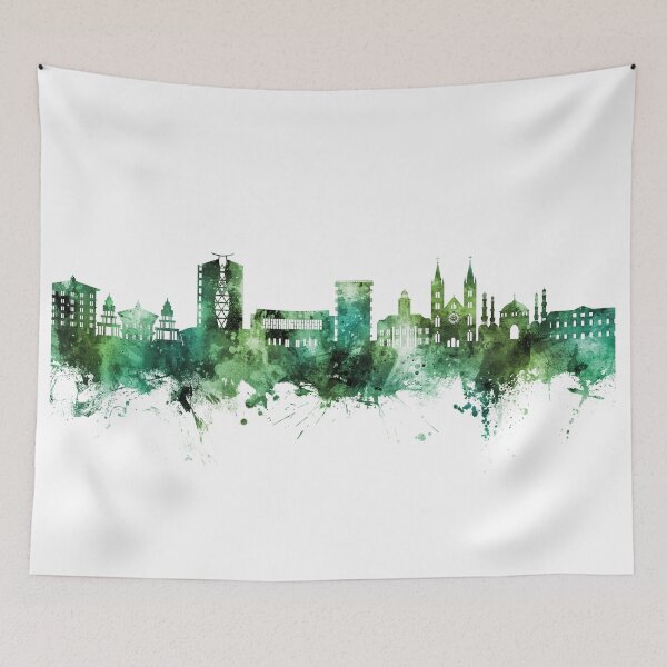 Item preview, Paramaribo Suriname Skyline designed and sold by ArtPrints.