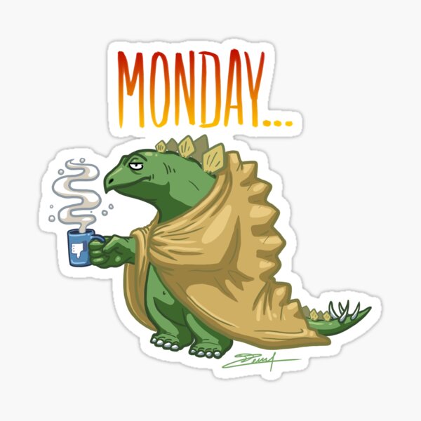 Item preview, Monday morning of a Stegosaurus designed and sold by ZachDNL.