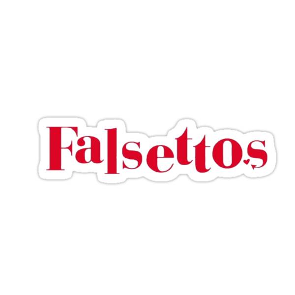 falsettos stickers by kae ly redbubble