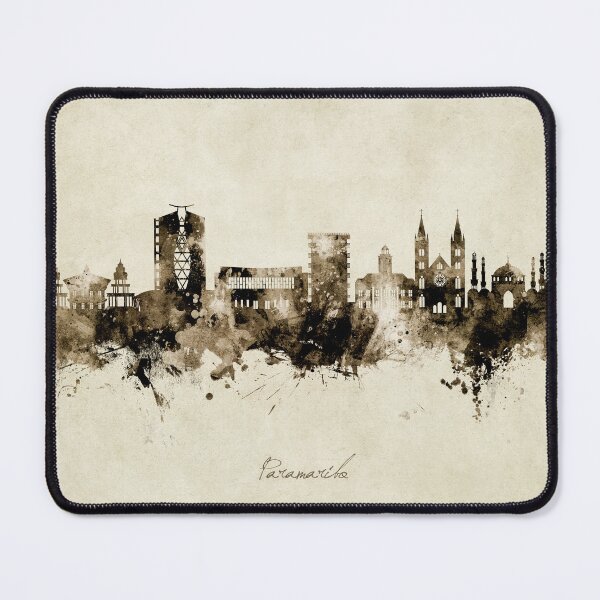 Item preview, Paramaribo Suriname Skyline designed and sold by ArtPrints.