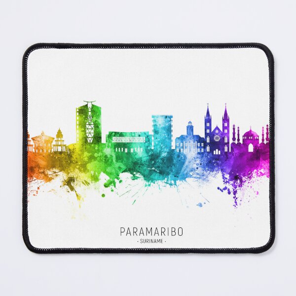 Item preview, Paramaribo Suriname Skyline designed and sold by ArtPrints.