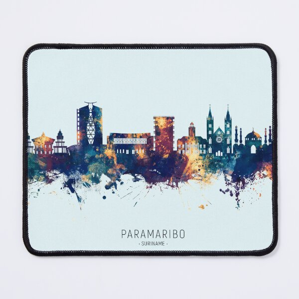 Item preview, Paramaribo Suriname Skyline designed and sold by ArtPrints.