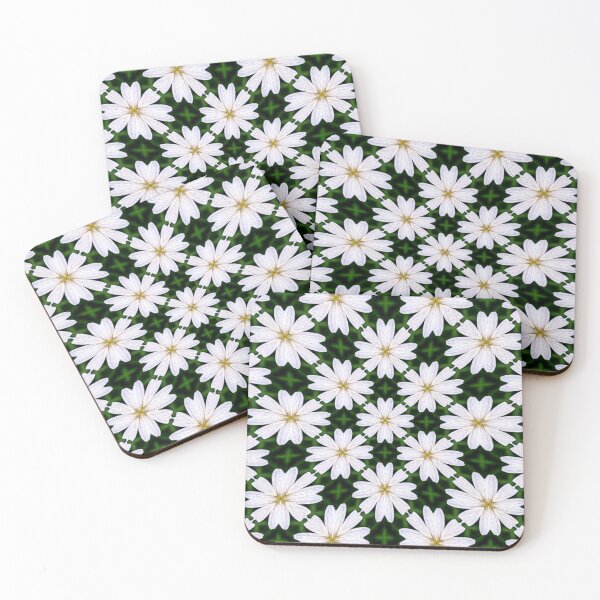 Item preview, White Marguerite Pattern designed and sold by Patternflower.