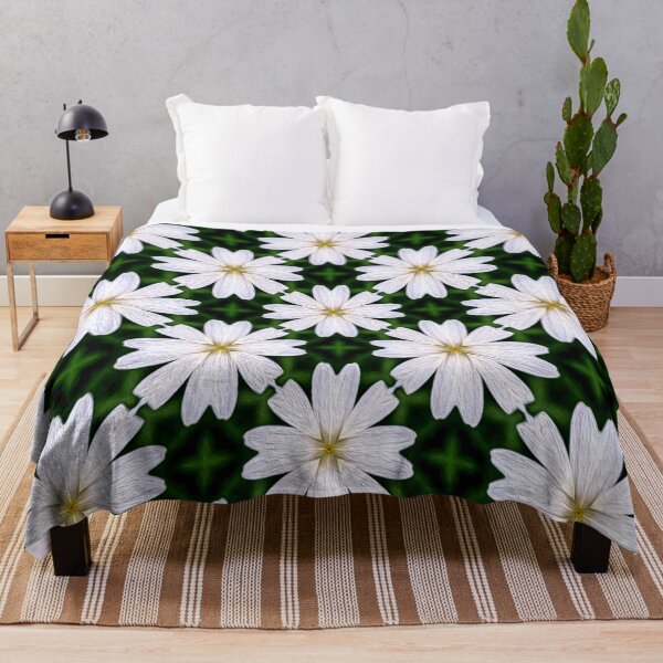 Item preview, White Marguerite Pattern designed and sold by Patternflower.