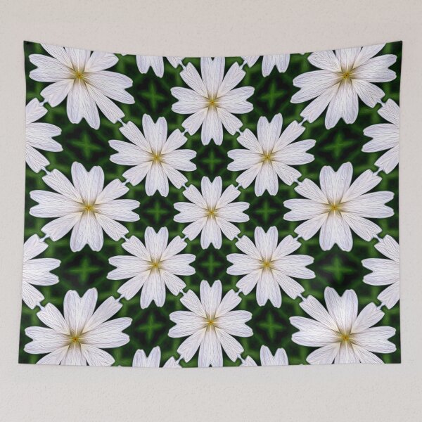 Item preview, White Marguerite Pattern designed and sold by Patternflower.