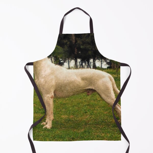 Item preview, Dogo Argentino in the woods - digital painting designed and sold by NickoPrints.