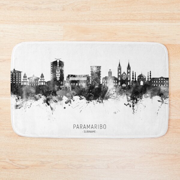 Item preview, Paramaribo Suriname Skyline designed and sold by ArtPrints.