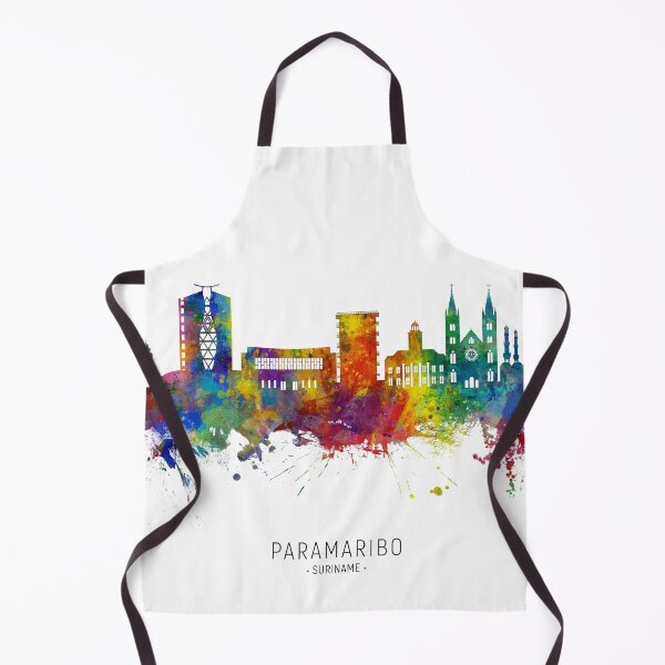 Item preview, Paramaribo Suriname Skyline designed and sold by ArtPrints.