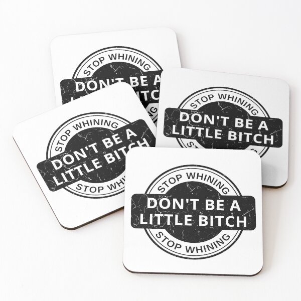 Item preview, Don't Be A Little Bitch badge distressed  designed and sold by KingsManKind.