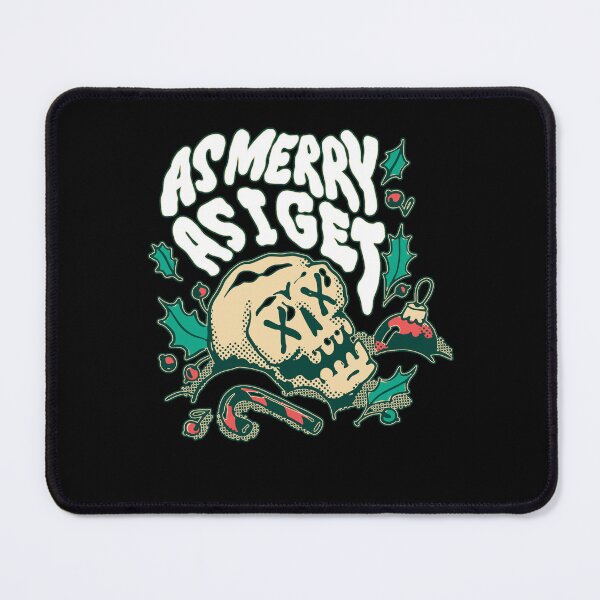 Item preview, As Merry As I Get Christmas Skeleton Halloween Autumn Gift Idea designed and sold by Countrysmart.