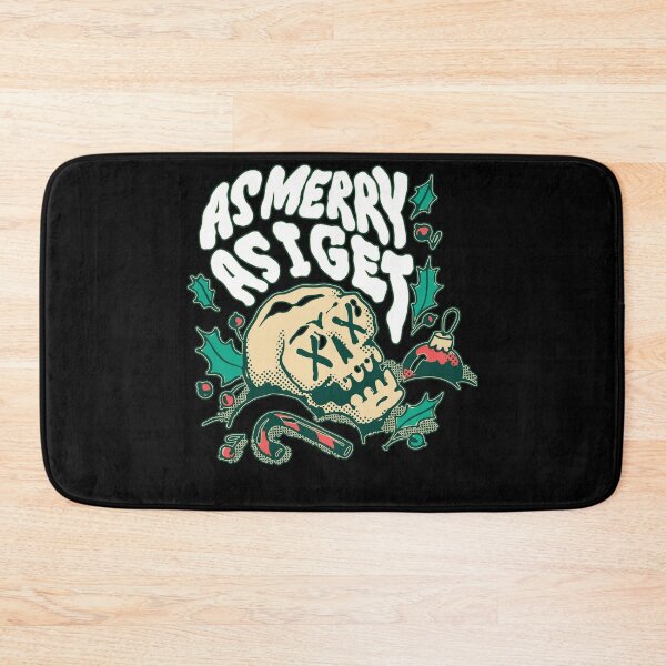 Item preview, As Merry As I Get Christmas Skeleton Halloween Autumn Gift Idea designed and sold by Countrysmart.