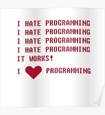 I HATE PROGRAMMING Poster