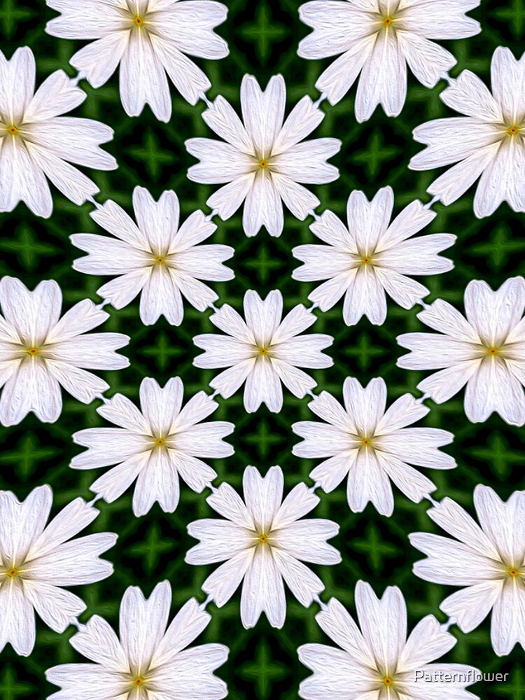 Thumbnail 4 of 4, iPhone Case, White Marguerite Pattern designed and sold by Patternflower.