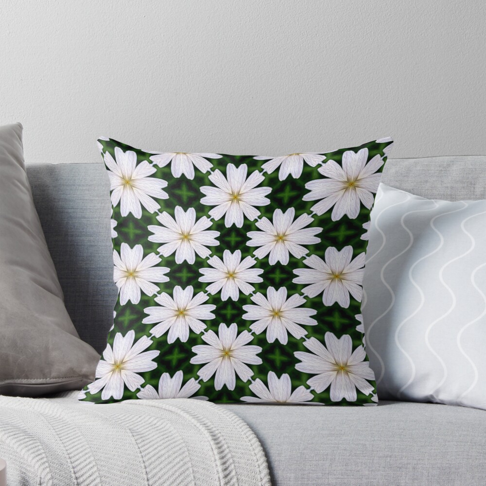 Item preview, Throw Pillow designed and sold by Patternflower.