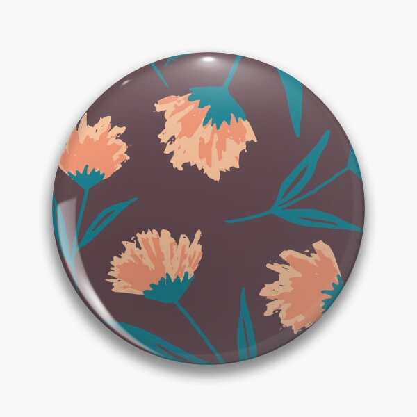 Item preview, Floral fun - Orange Maroon designed and sold by Artbyannieyang.