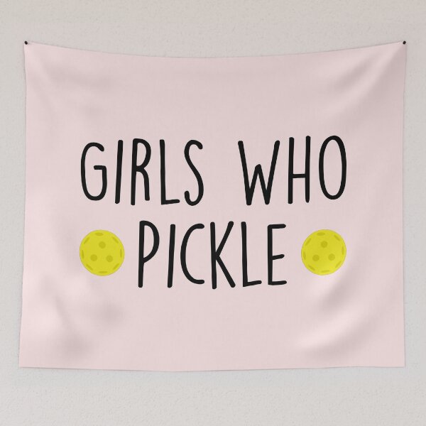 Item preview, Cute Girls Who Pickle Pickleball designed and sold by shirabee.