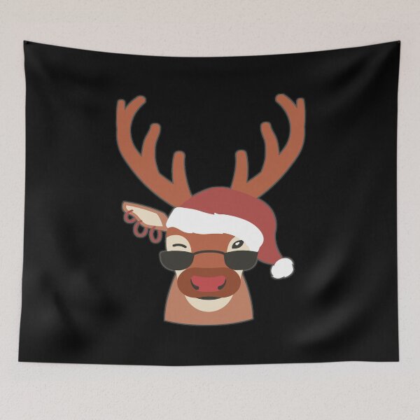 Item preview, Cool Funny Reno Christmas Animal Lover Santa Hat Idea de regalo designed and sold by Countrysmart.