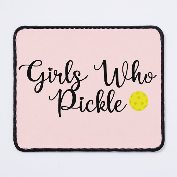 Item preview, Girls Who Pickle Pickleball Girly designed and sold by shirabee.