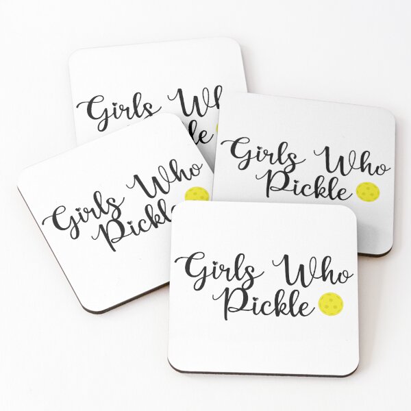 Item preview, Girls Who Pickle Pickleball Girly designed and sold by shirabee.