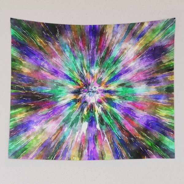 Item preview, Abstract Spectral Tie Dye designed and sold by Phil Perkins.