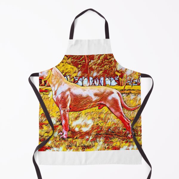 Item preview, Dogo Argentino in the woods – colorful warm colors digital painting designed and sold by NickoPrints.