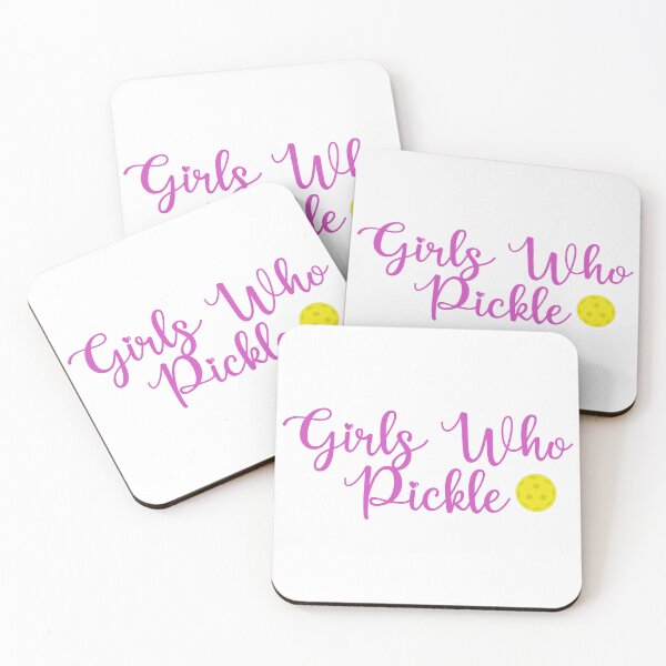 Item preview, Girls Who Pickle Pickleball Pink designed and sold by shirabee.