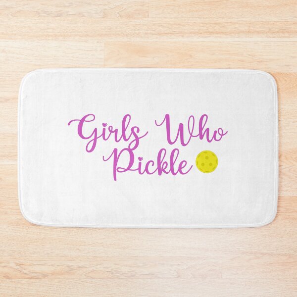 Item preview, Girls Who Pickle Pickleball Pink designed and sold by shirabee.