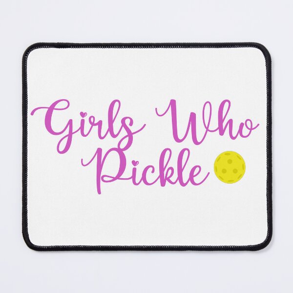 Item preview, Girls Who Pickle Pickleball Pink designed and sold by shirabee.
