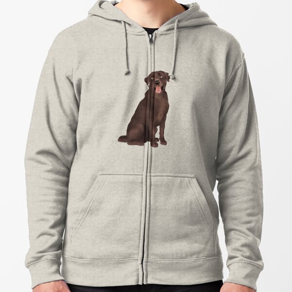 Chocolate lab hoodies best sale