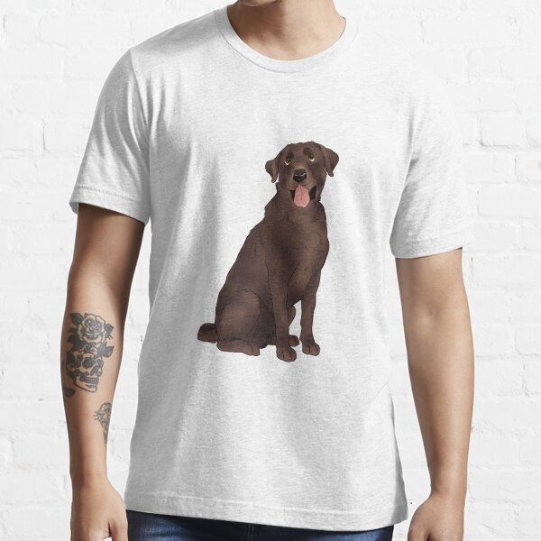 "Chocolate Labrador " Tshirt by ksea Redbubble dog tshirts