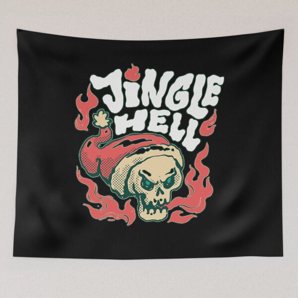 Item preview, Jingle Hell Christmas Fun Skeleton Halloween Autumn Gift designed and sold by Countrysmart.
