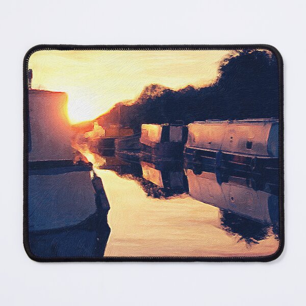 Item preview, Canal Boats, Lowtown, Ireland. designed and sold by 2cimage.