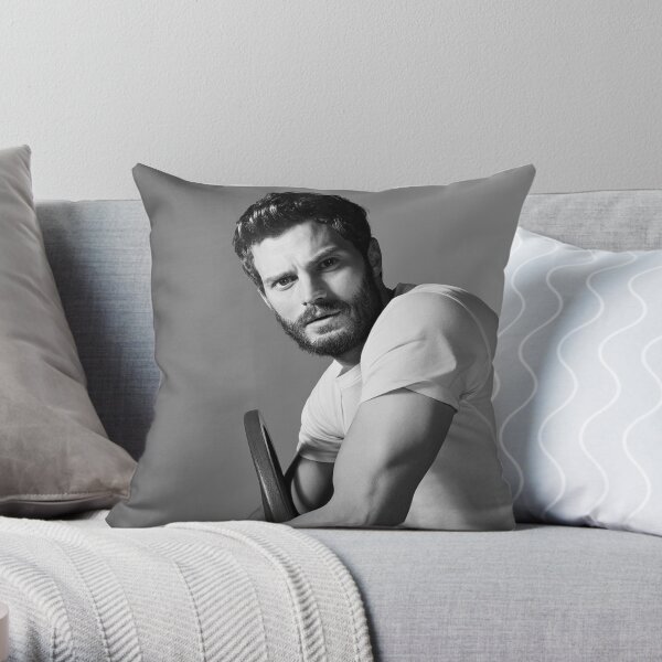 Jamie Dornan Throw Pillow
